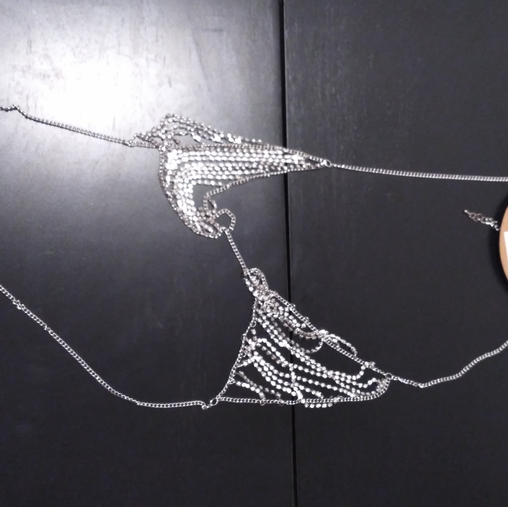 Rhinestone bling bra..
